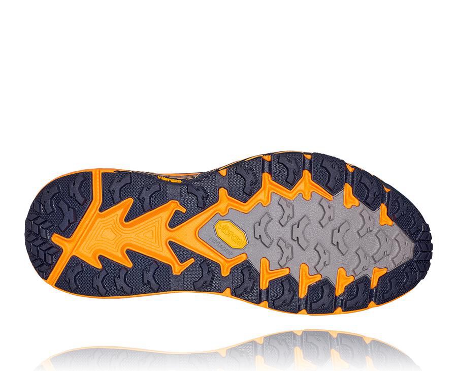 Hoka One One Trainers Mens Blue/Orange - Speedgoat 4 - 47012RWAJ